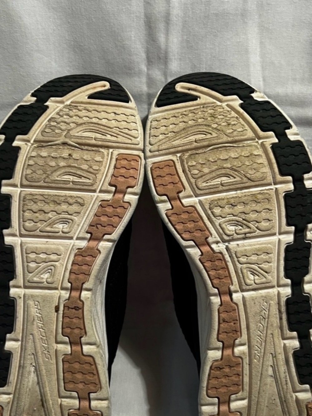 Skechers D'LUX Walker Black with Pink Accent Women's Sneakers - Picture 6 of 8